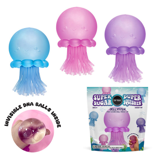 Jellyfish squishy sugar ball