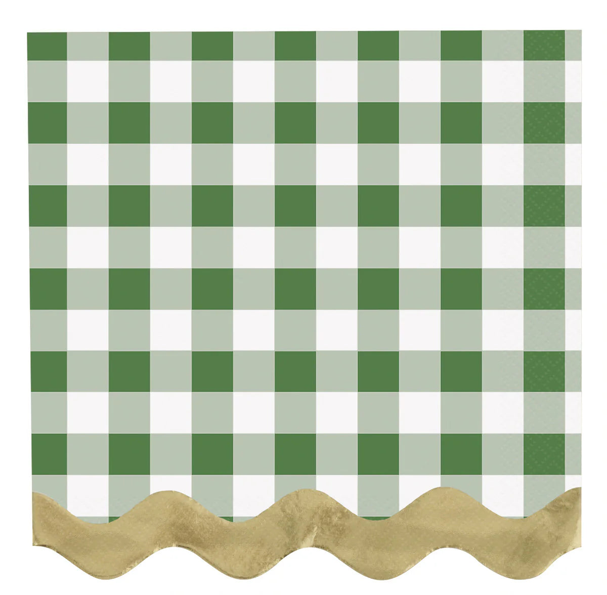 Garden Party Plaid Cocktail Napkin