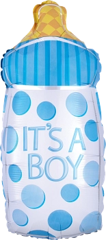 It's A Boy Baby Bottle Balloon