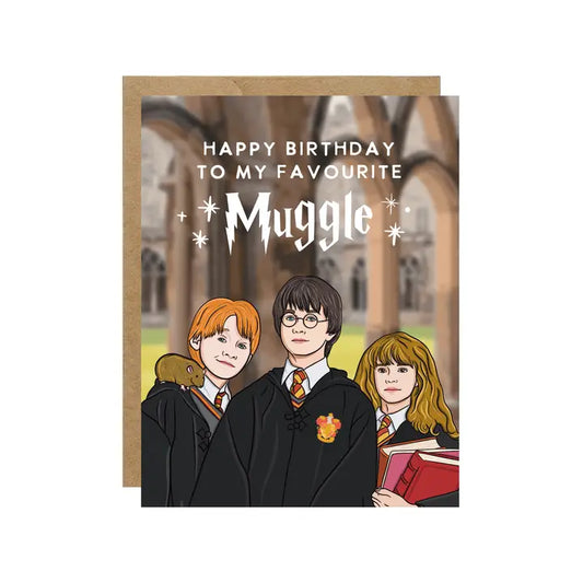 Magical Trio Pop Culture Birthday Card