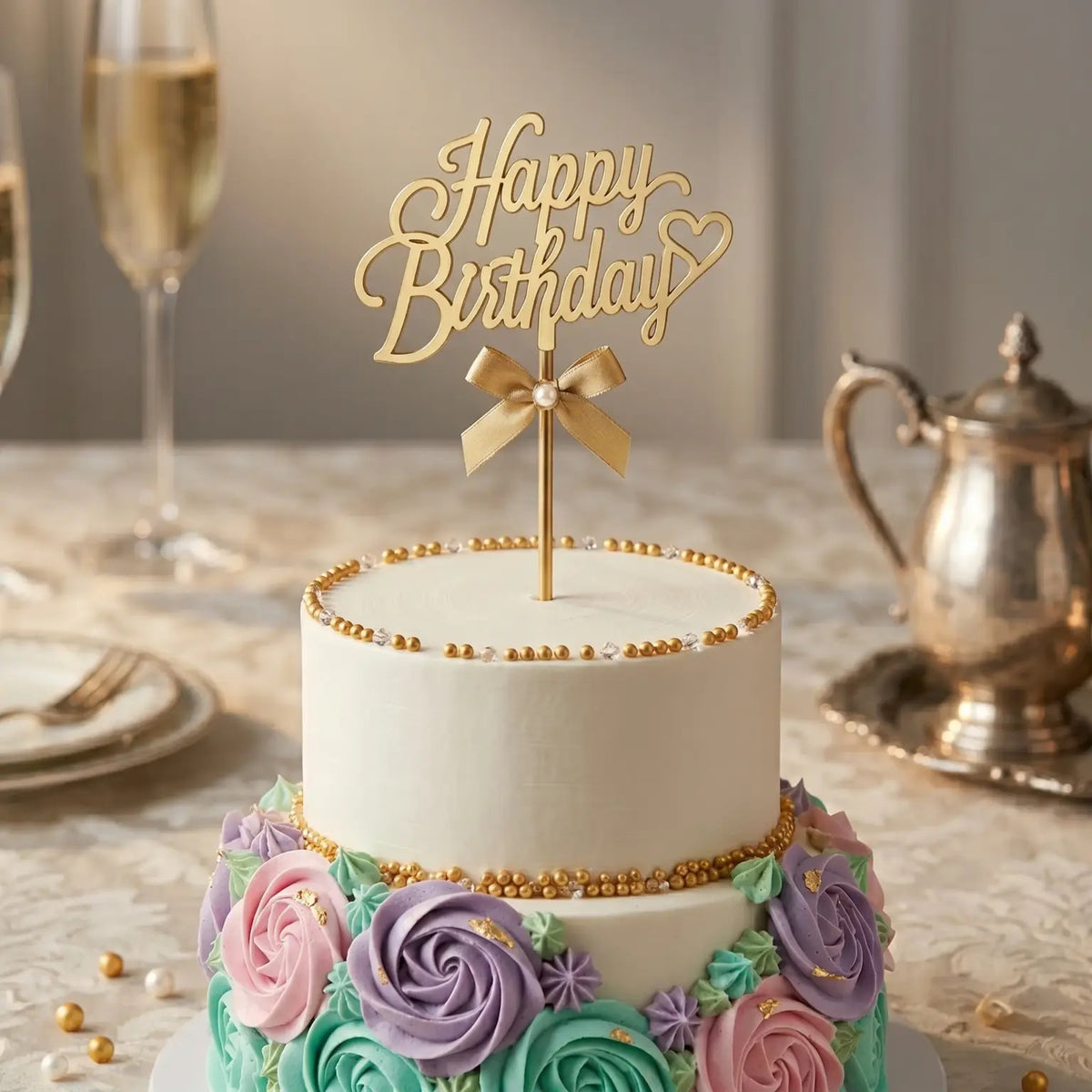 Happy Birthday Cake Topper