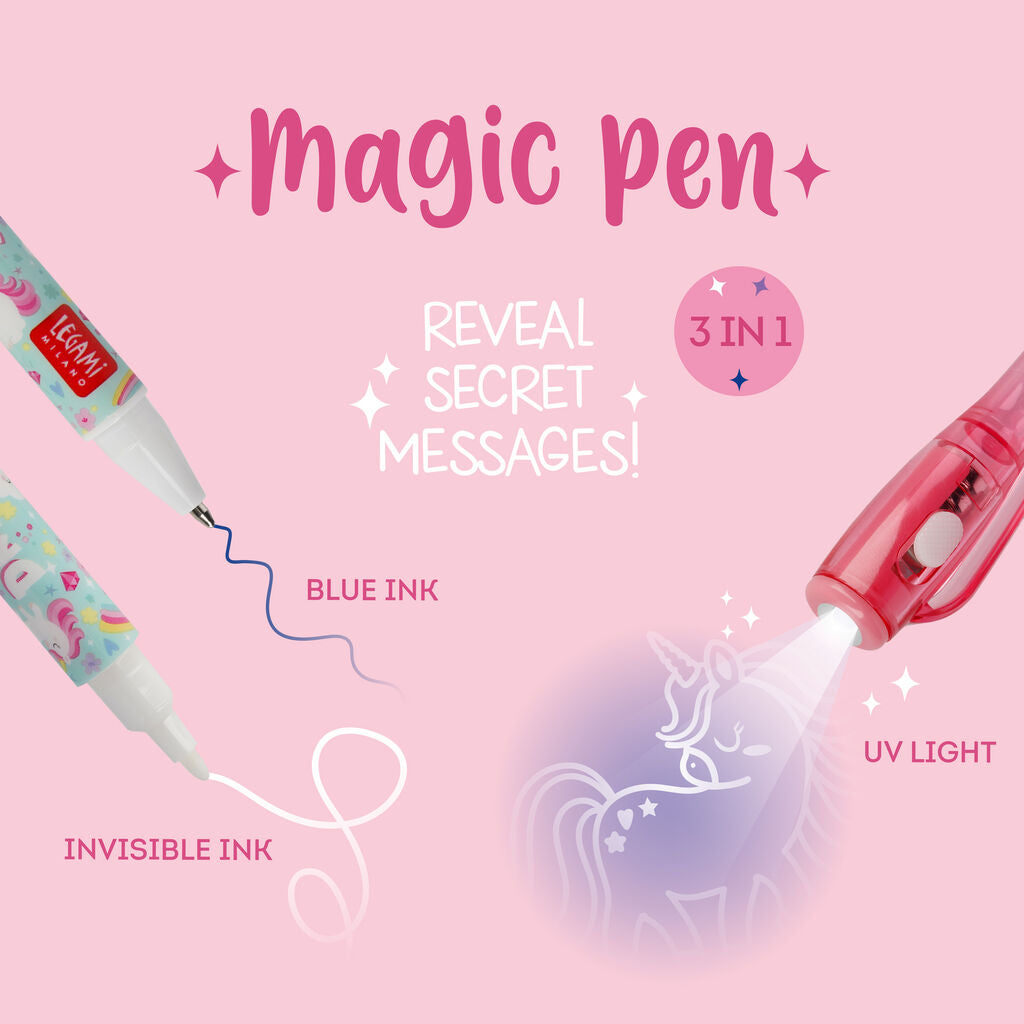 LEGAMI Invisible Ink Pen - Unicorn