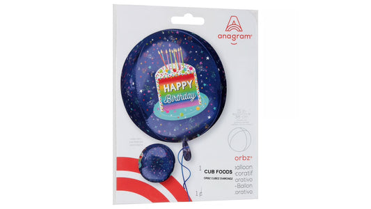 16" RAINBOW SLICE BIRTHDAY ORBZ