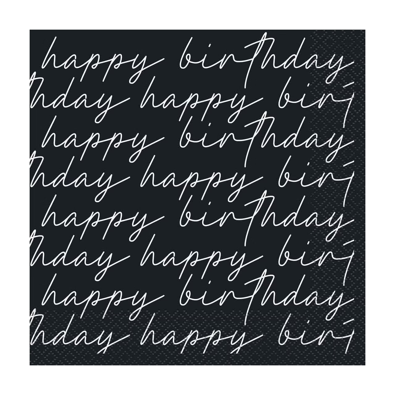 Script happy birthday
