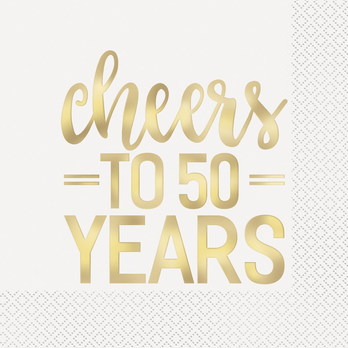 Cheers To 50 Years Napkin
