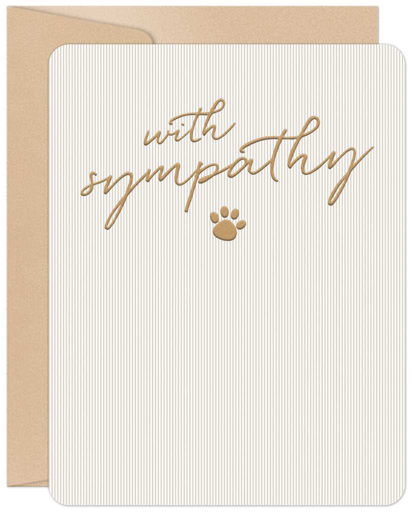With Sympathy