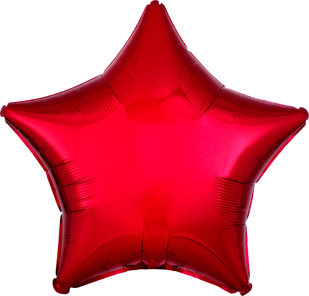 Red Star Foil Balloon