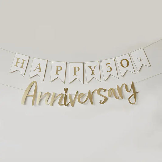 Happy Anniversary Card Banner