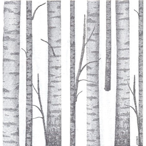 "Grey Forest" Dinner Napkin