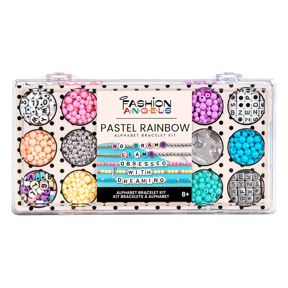 Fashion Angels - Pastel Rainbow - Alphabet Bracelet Kit