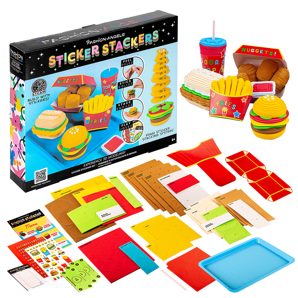 Fashion Angels - Sticker Stackers - Fast Food