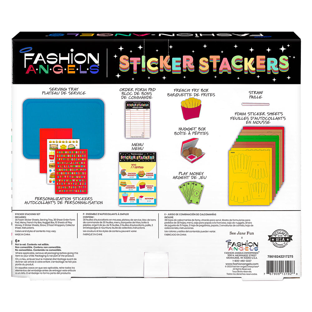 Fashion Angels - Sticker Stackers - Fast Food