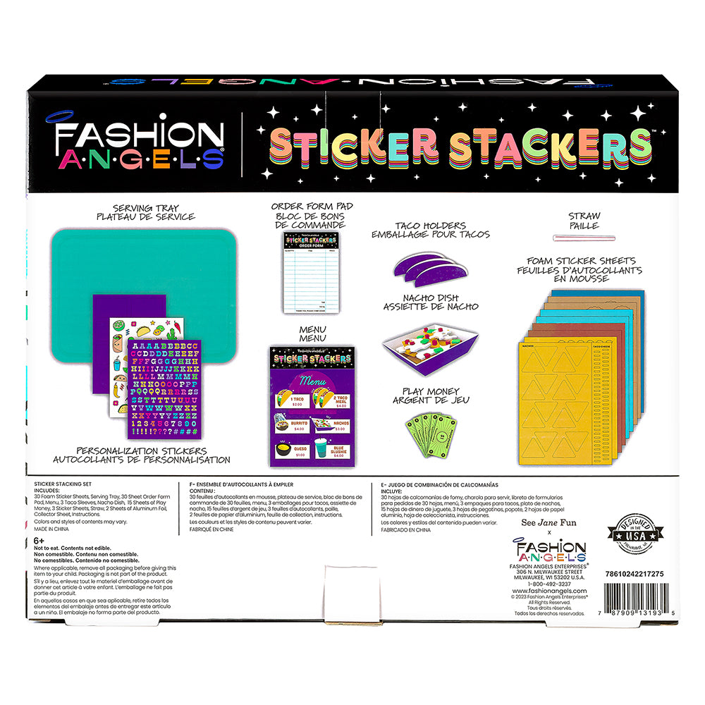 Fashion Angels - Sticker Stackers - Tacos Plus