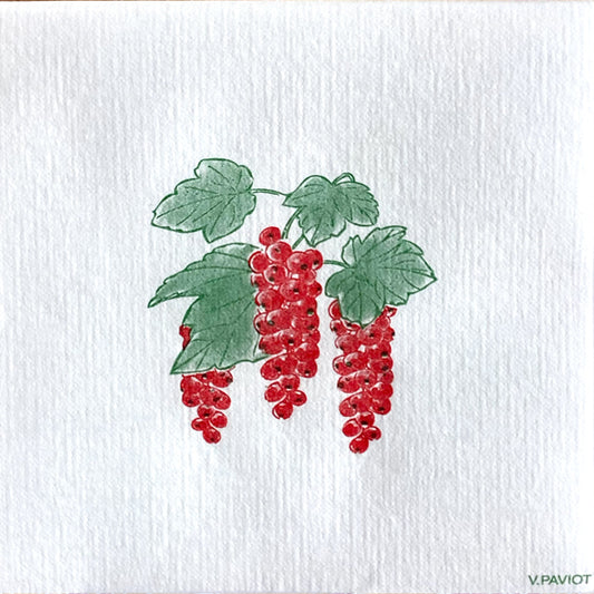 Cranberry Cocktail Napkin