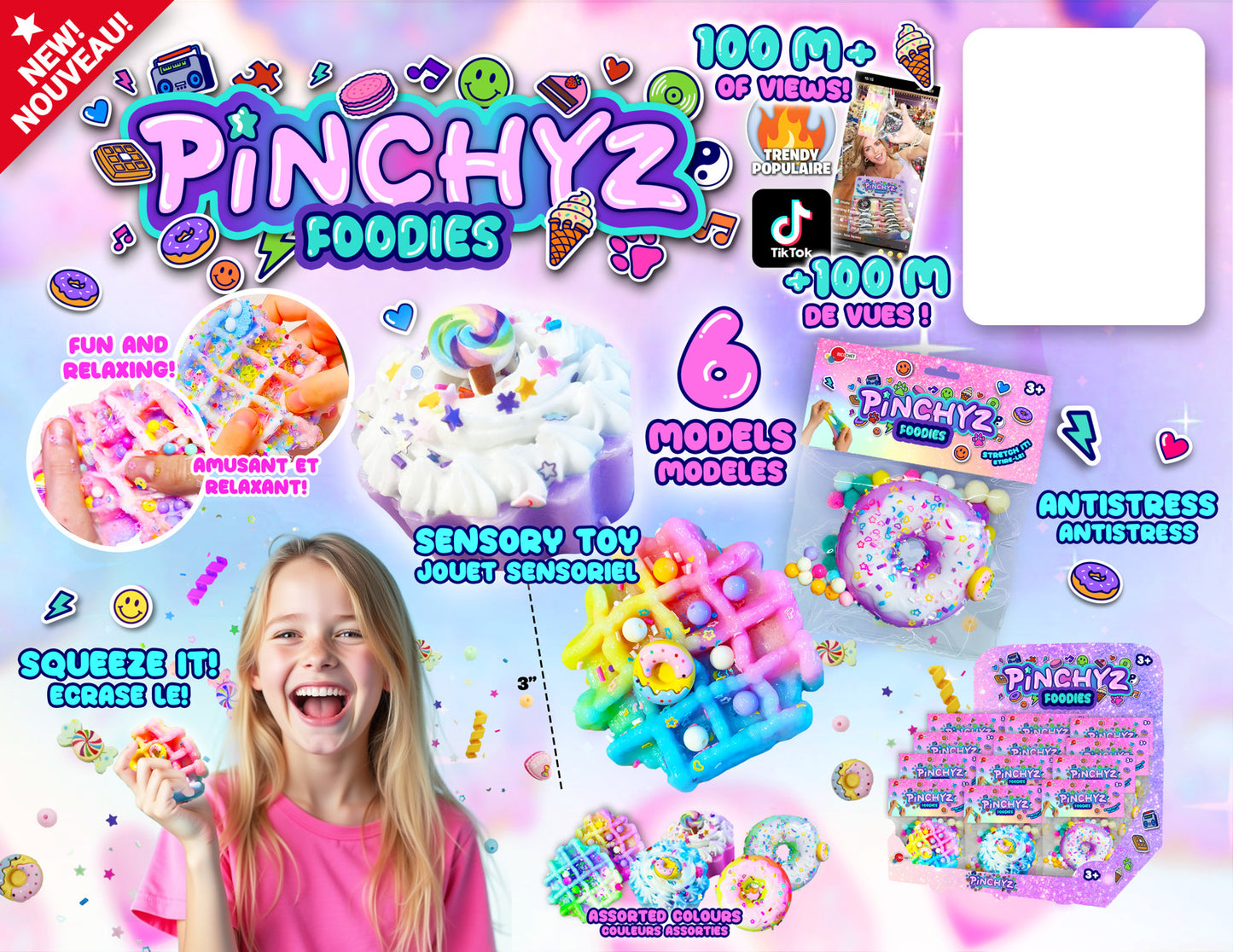 Pinchyz Foodies Squishy