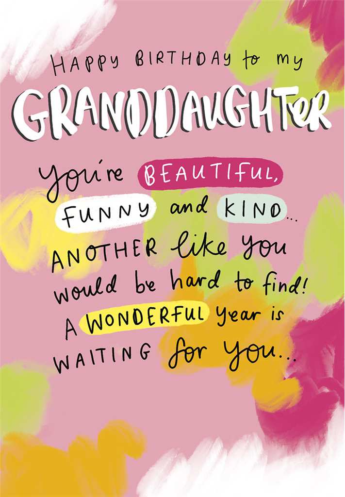 Happy Birthday Granddaughter