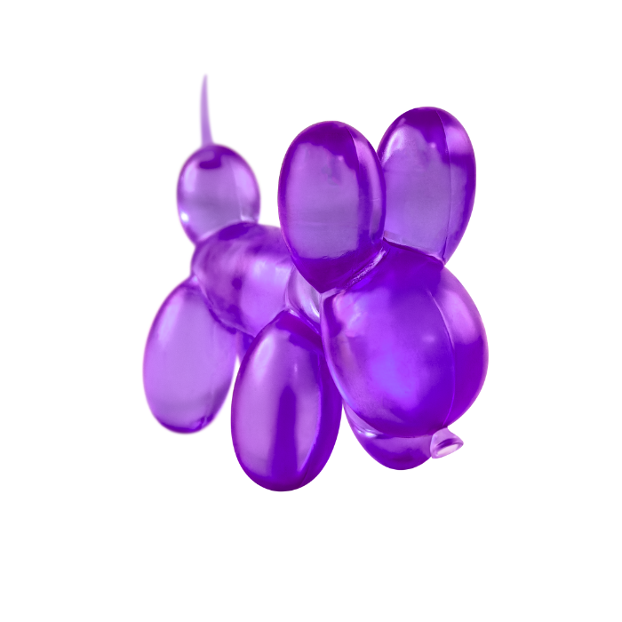 Gummy balloon dogs