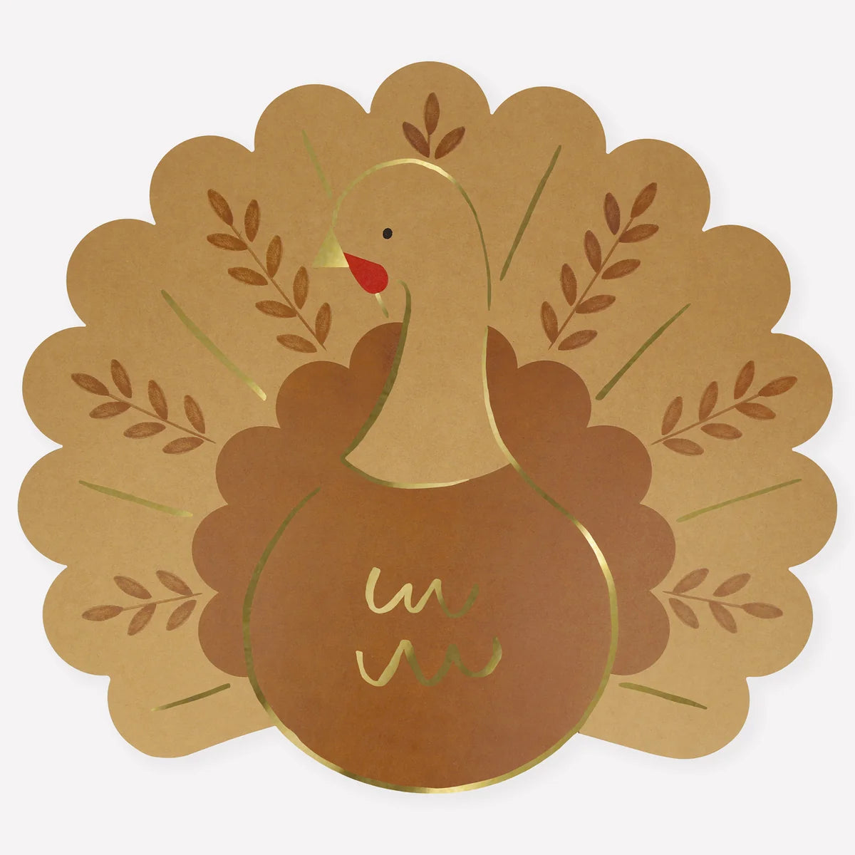 Folk Turkey Paper Placemats (12)