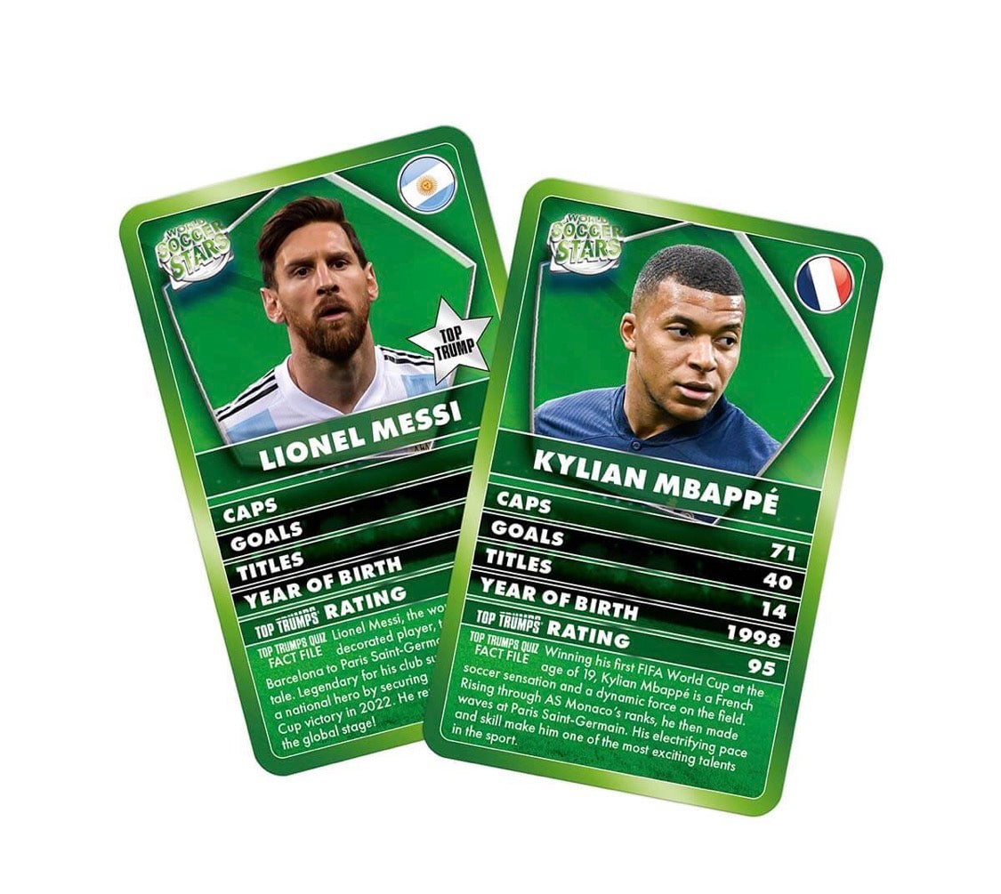 Top Trumps Worlds Soccer stars