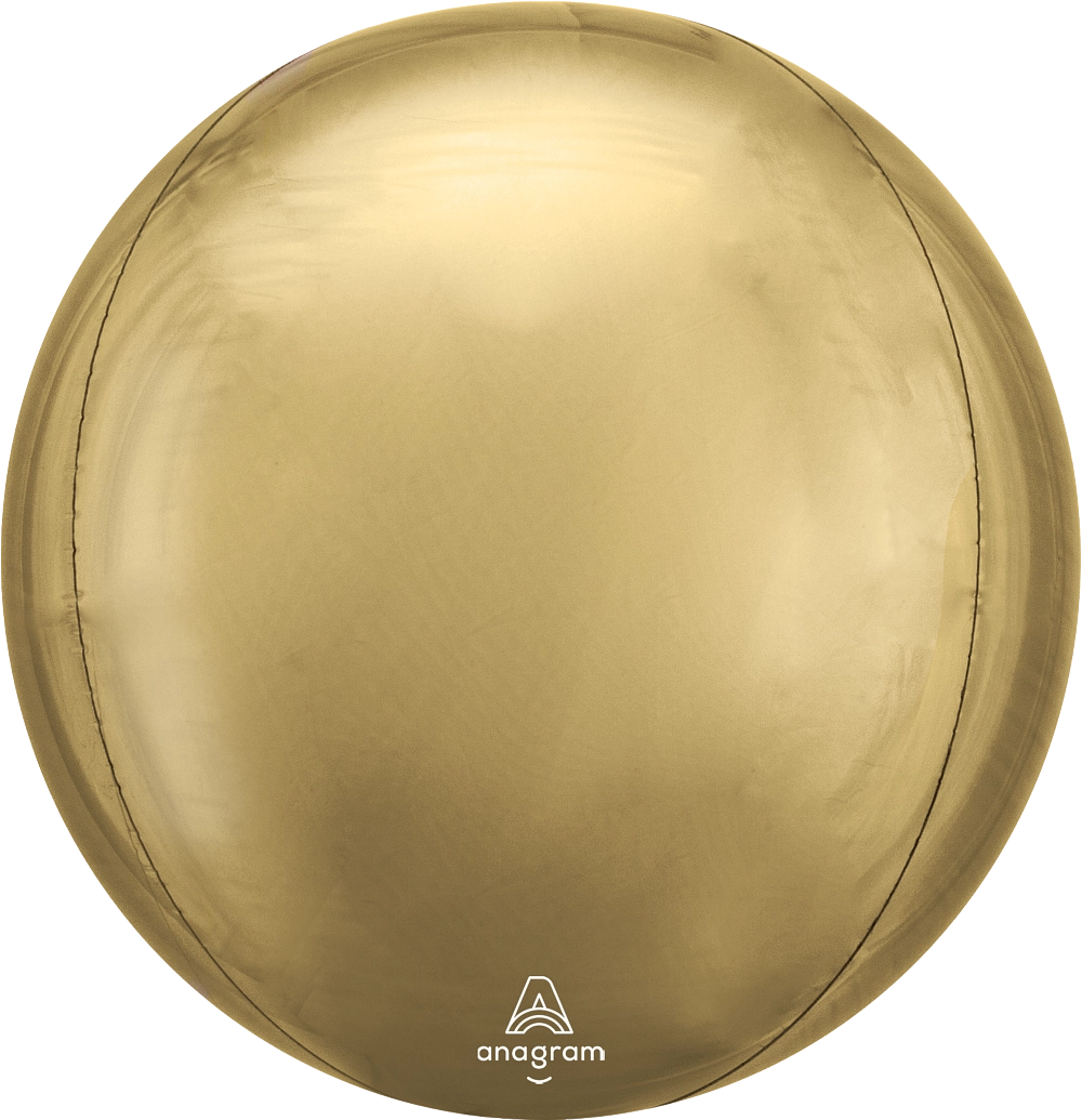 White Gold Orbz Balloon