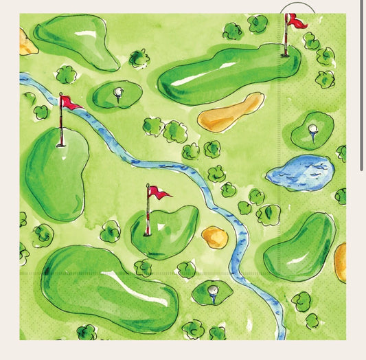 Golf Cocktail Napkins