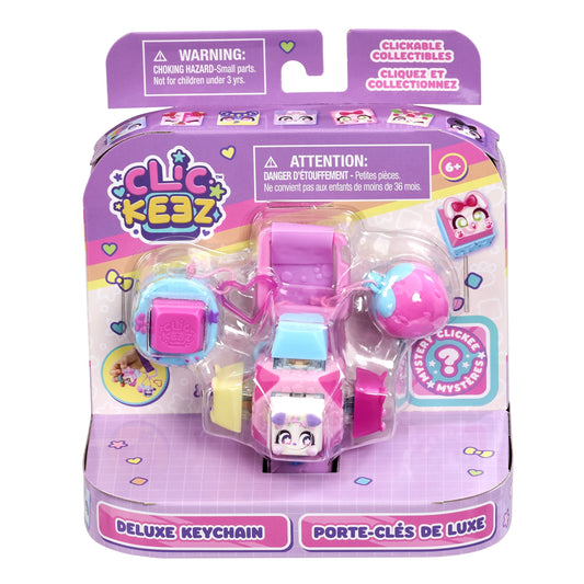 Clickeez Deluxe Keychain - Fidget Cube, Clickeez Deluxe