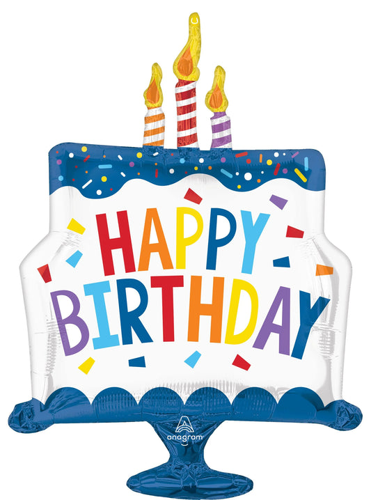 Birthday Cake Supershape Balloon