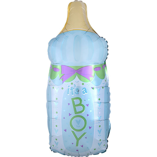 It's a Boy Bottle Supershape Balloon