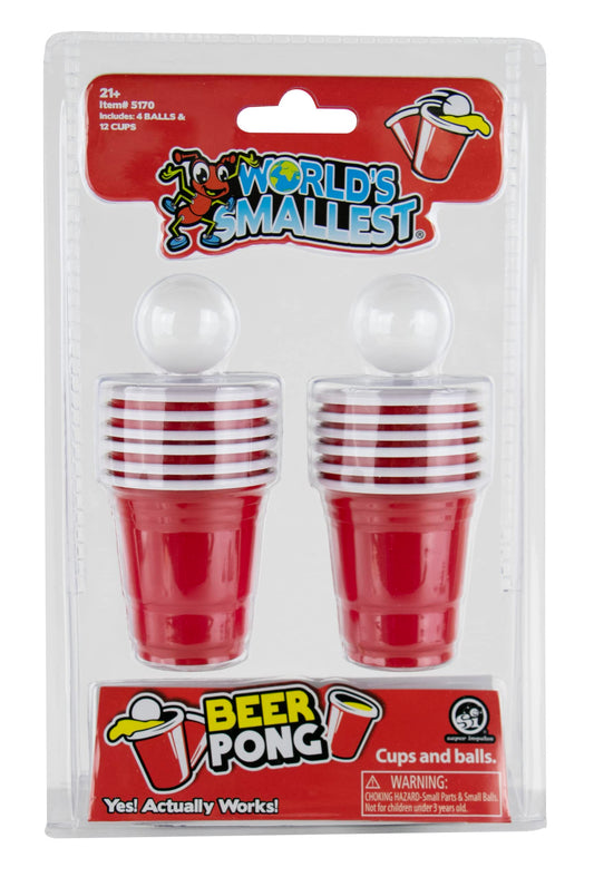 World smallest beer pong