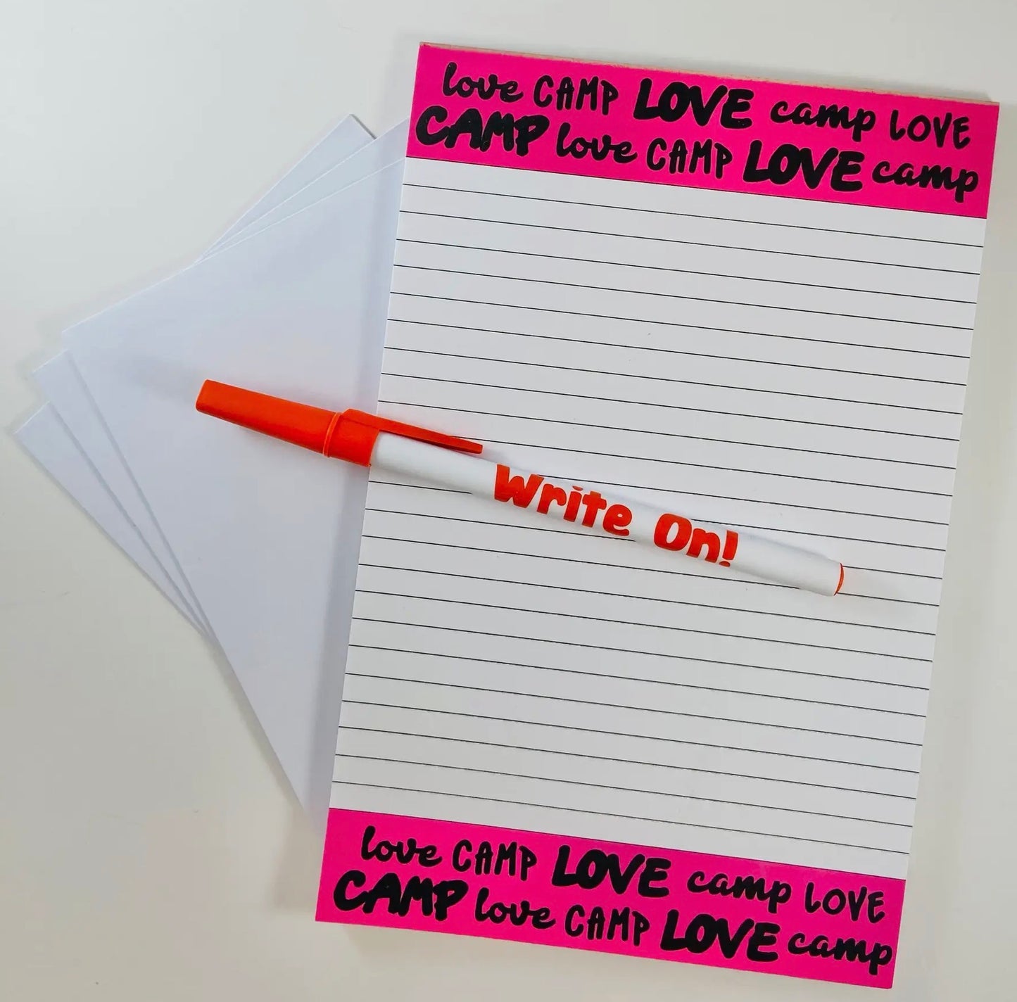 Love Camp Stationery Set