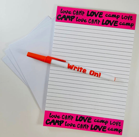 Love Camp Stationery Set