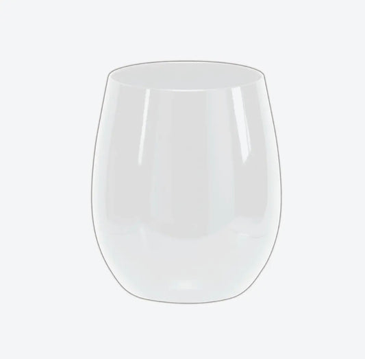 Round Clear 12 Oz Wine Goblet