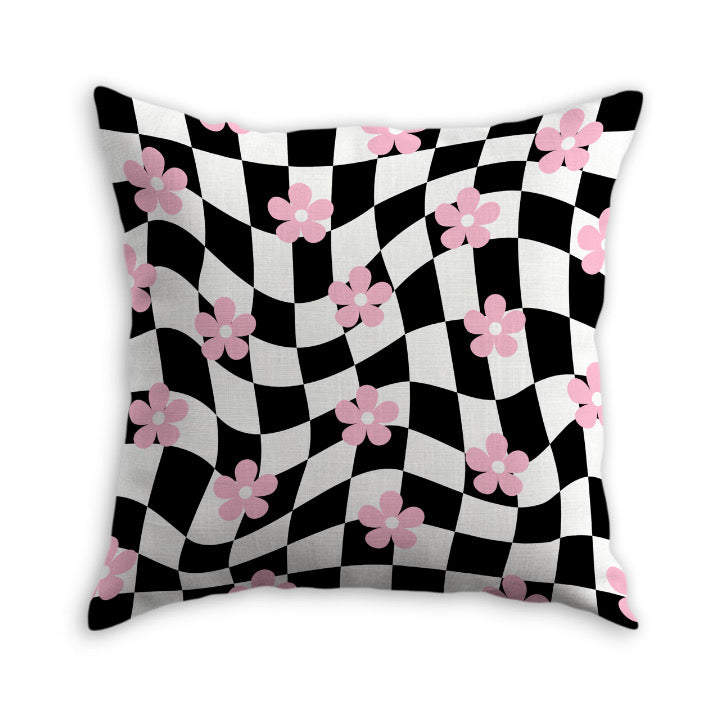 CAMP PILLOWS 2026 - FLOWER CHECKERED