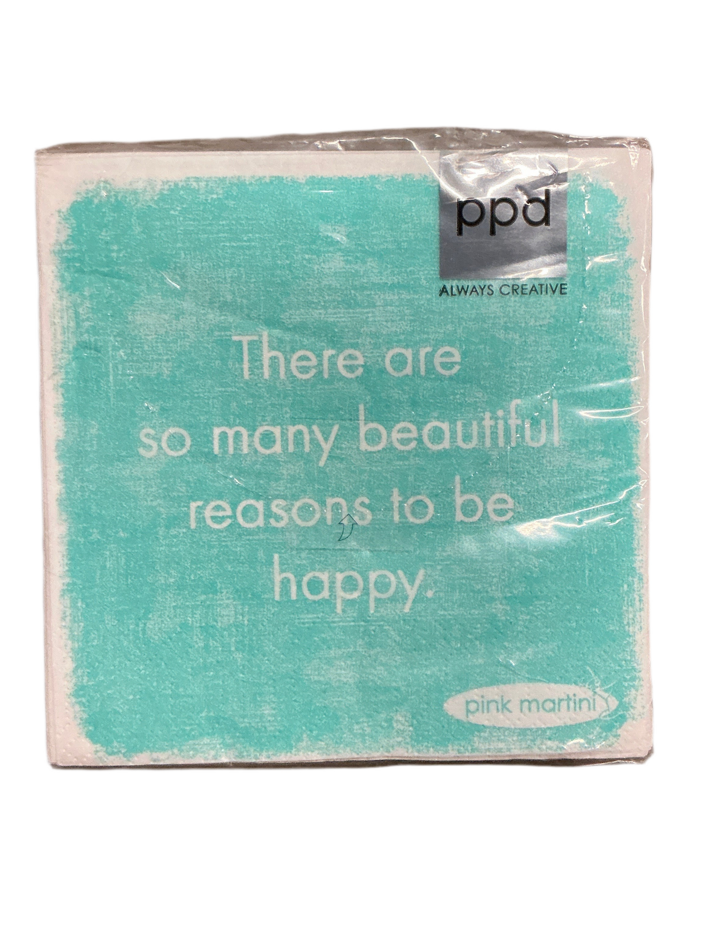 There are So Many Beautiful Reasons to Be Happy Cocktail Napkins