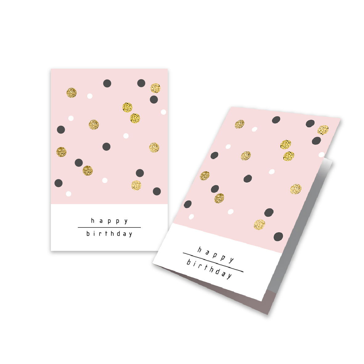 HAPPY BIRTHDAY PINK POLKA DOTS