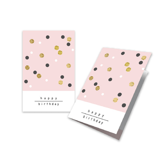 HAPPY BIRTHDAY PINK POLKA DOTS