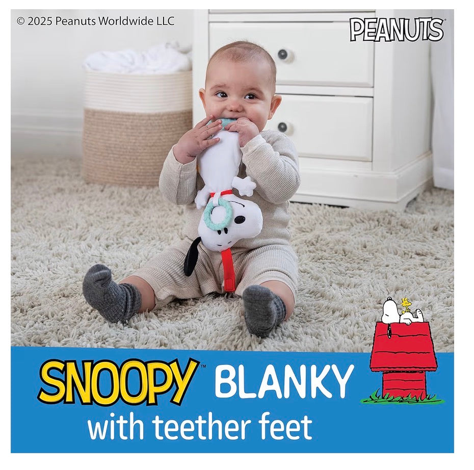 Snoopy Lovey with Crinkle