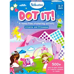 Dot it with magnets : unicorn and princesses