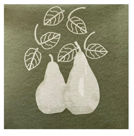 Green Pear Cocktail Napkin