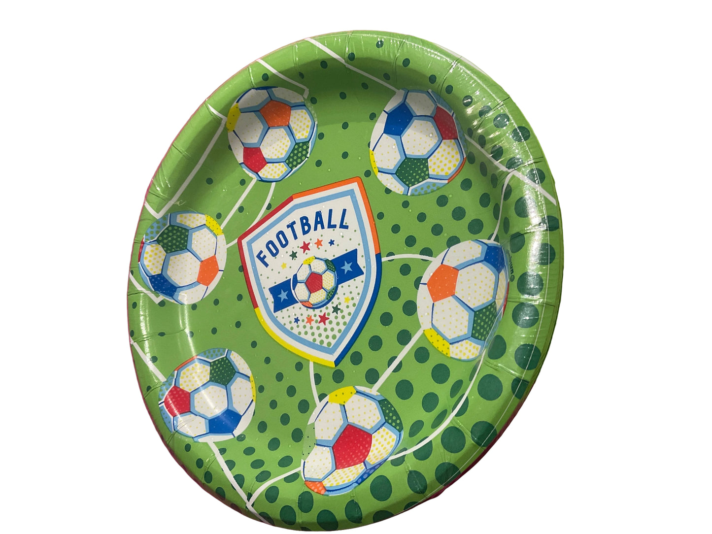 Soccer dessert plate