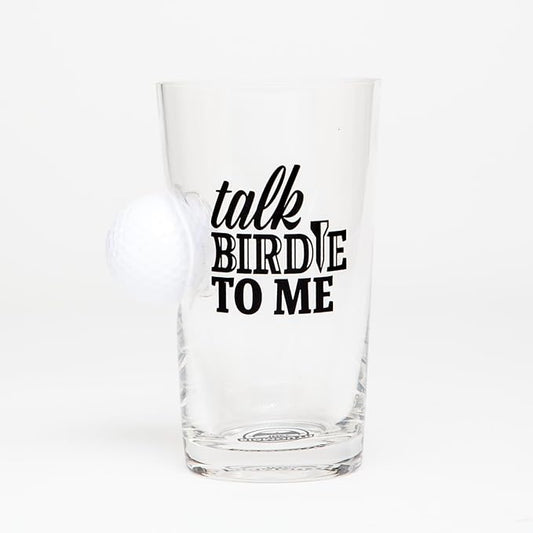 Big Mouth "Talk birdie to me" Beer Glass
