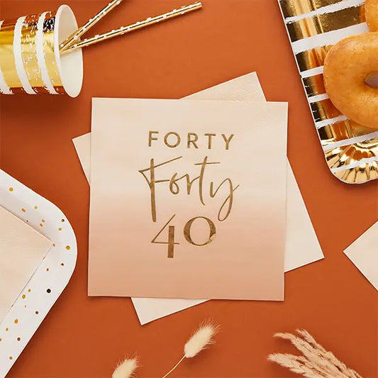 Forty Paper Napkins