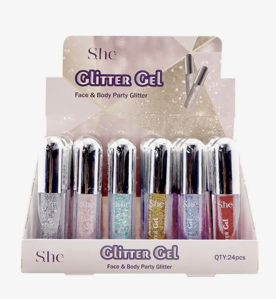 Glitter Gel do face and body