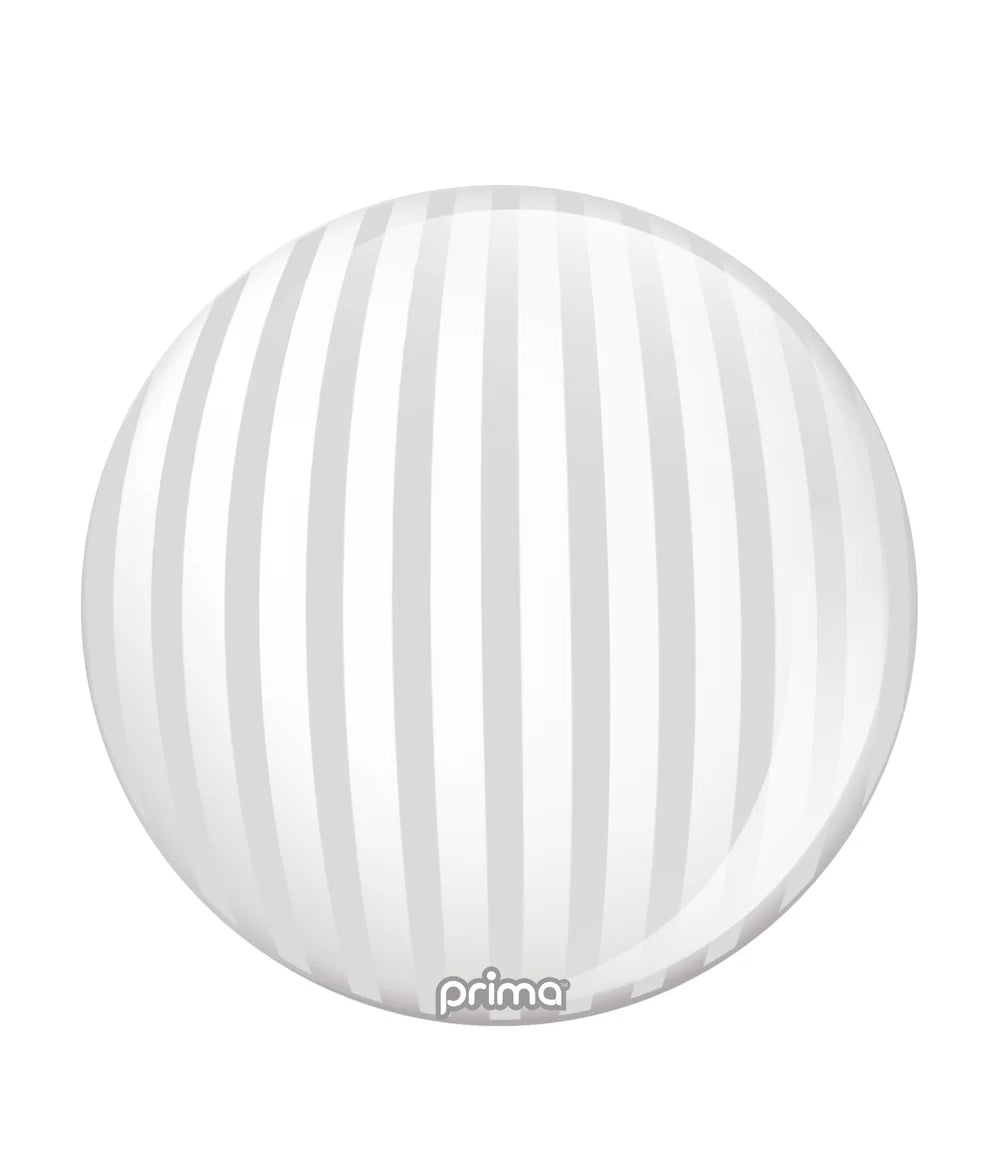 Silver Stripe Orb 20”