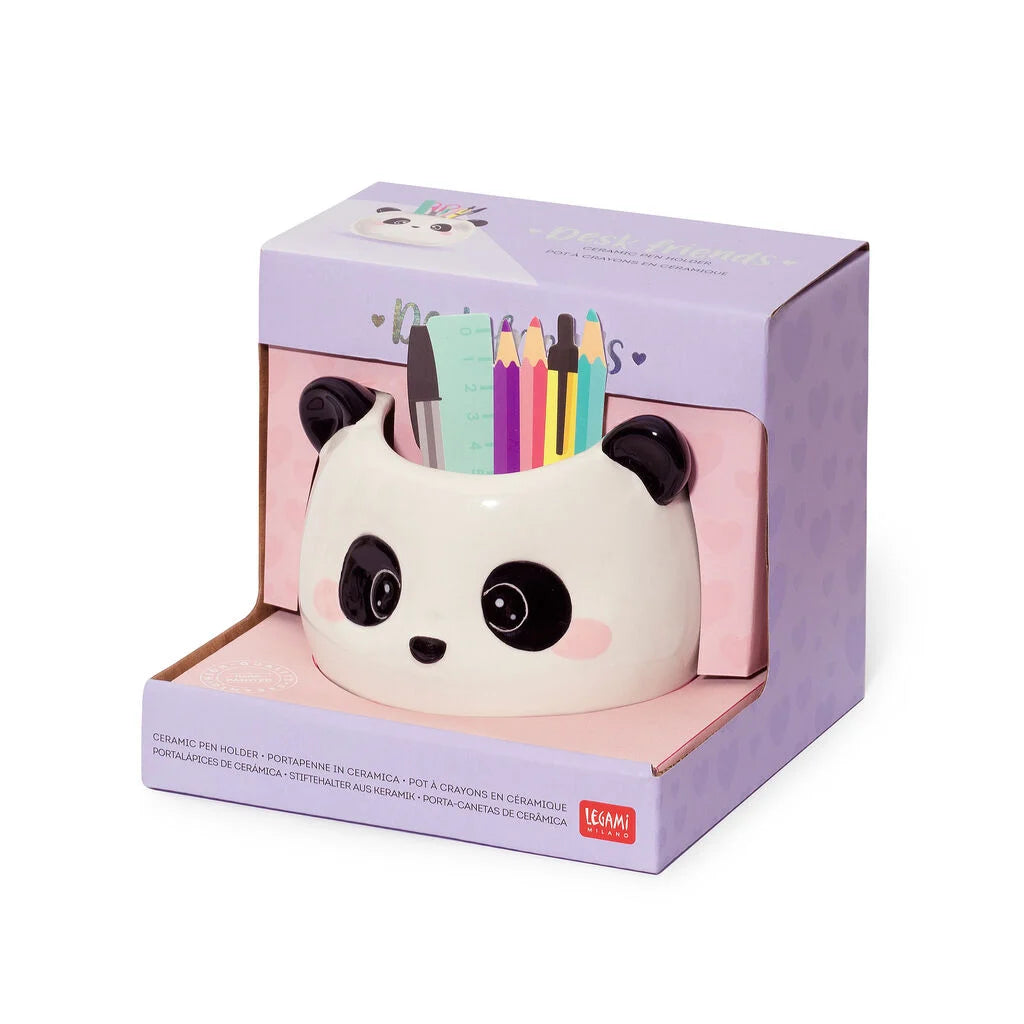 LEGAMI Ceramic Pen Holder - Panda