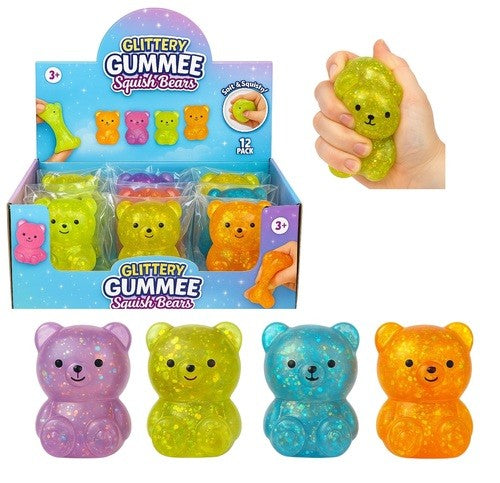 Glitter Gummee Squish Bear