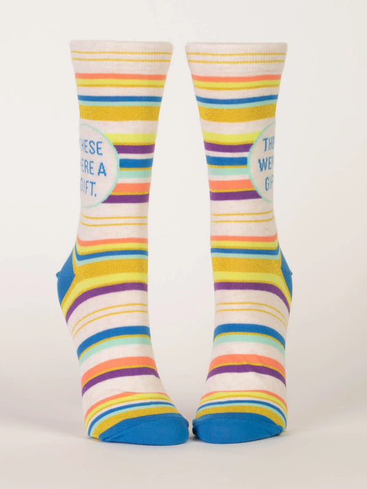 These Were A Gift Womens -Crew Socks
