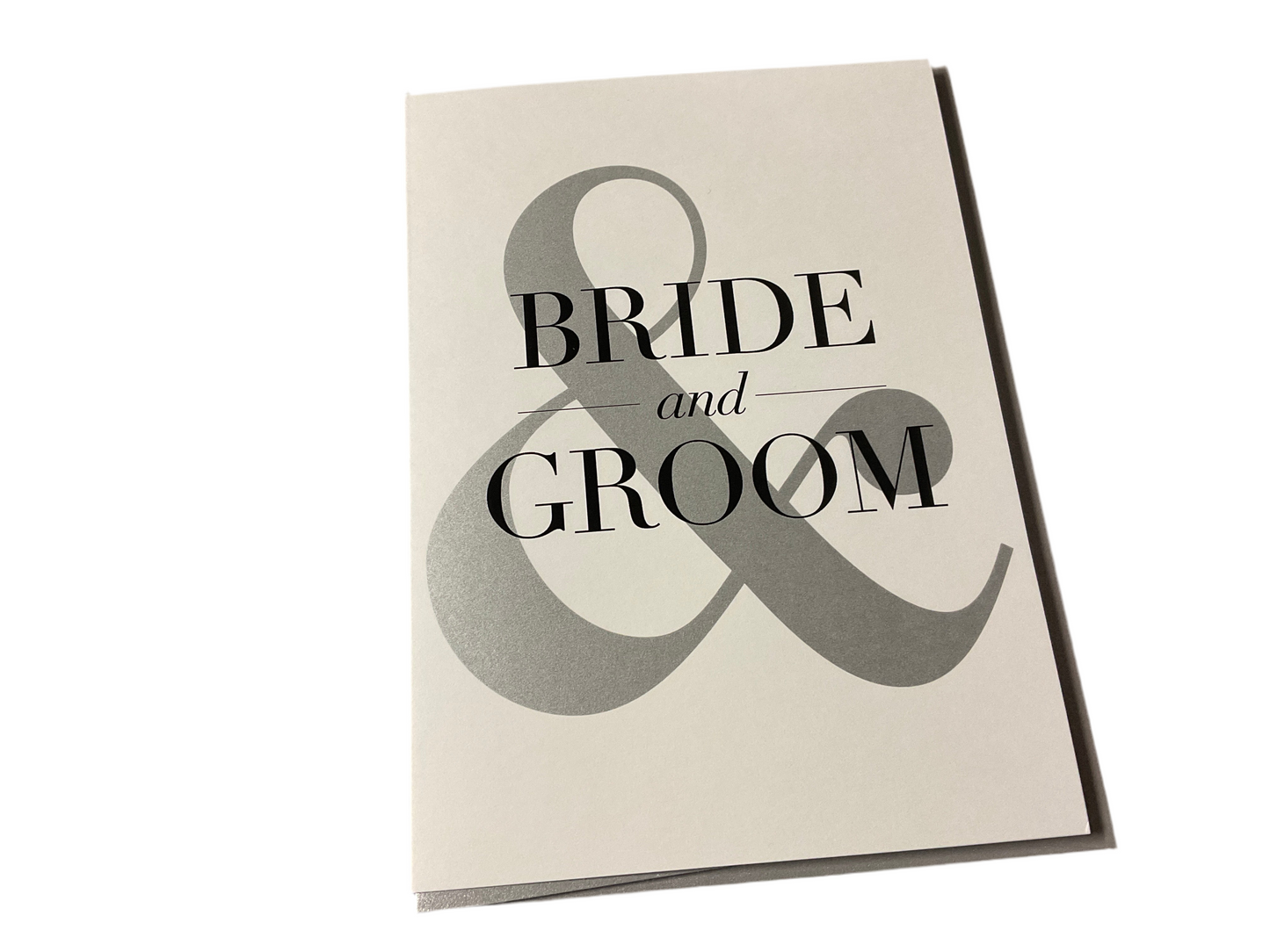 BRIDE AND GROOM CARD