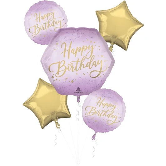 Blush purple Balloon Bouquet