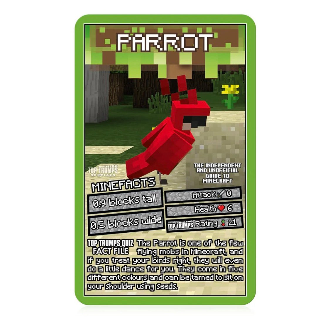 Top Trumps the independent and unofficial guide to Minecraft